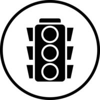 Traffic Light Vector Icon Design