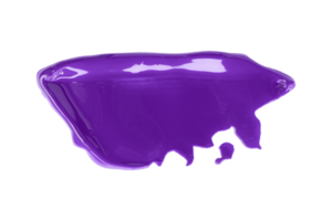 glimmend Purper borstel geïsoleerd Aan transparant achtergrond Purper waterverf PNG