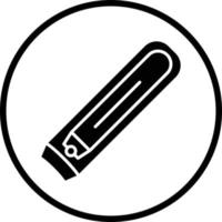 Nail Clipper Vector Icon Design