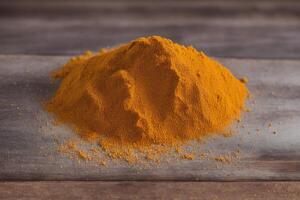 Cocoa Powder in a white bowl on a dark background. photo