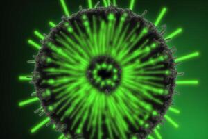 Coronavirus 2019-nCoV. Abstract background. Design element for graphics artworks.Abstract fractal. Flu virus. photo