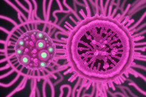 Coronavirus 2019-nCoV. Abstract background. Design element for graphics artworks.Abstract fractal. Flu virus. photo