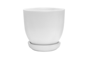 plant pots and saucers isolated on transparent background png