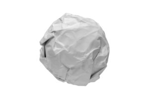 Use a separate circle of crumpled paper on a transparent background png