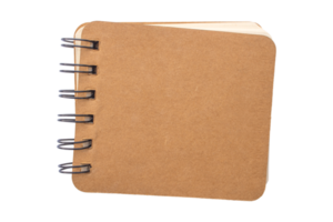 marron carnet isolé sur transparent Contexte. bloc-notes png