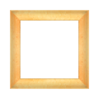 wooden frame or picture frame separately on a transparent background. png