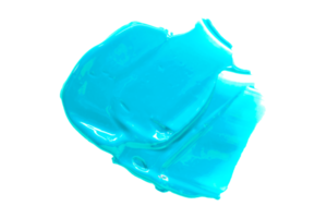 Licht Blau glänzend Bürste isoliert auf transparent Hintergrund Licht Blau Aquarell png