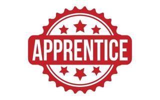 Apprentice Rubber Stamp Seal Vector