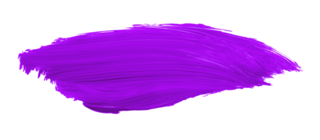 púrpura cepillo aislado en transparente antecedentes púrpura acuarela, png. png