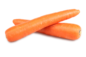 deux carottes sur une transparent Contexte png