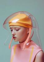 woman in futuristic style photo
