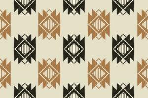 Ikat Aztec, Motif Ikat Aztec Folk Embroidery, and Mexican Style. Aztec Geometric Art Ornament Print. Digital File Design for Print Texture,fabric,saree,sari,carpet,rug,batik vector