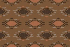 Ikat Seamless Pattern, Motif Ikat Aztec Folk Embroidery, Mexican Aztec Geometric Rhombus Art Ornament Print. Digital File Design for Print Texture,fabric,saree,sari,carpet,rug,batik vector