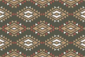 Ikat Stripe Motif Ikat Aztec Seamless Pattern in Tribal, Folk Embroidery, and Mexican Style. Digital File Design for Print Texture,fabric,saree,sari,carpet,rug,batik vector