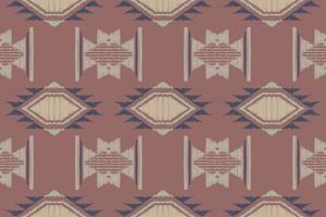 Ikat Fabric, Motif Ikat Aztec Seamless Pattern in Tribal, Folk Embroidery, and Mexican Style. Digital File Design for Print Texture,fabric,saree,sari,carpet,rug,batik vector