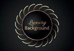 Abstract shape dark and golden glittering lines color luxury background. elegant modern background. vector