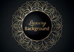 Luxury vector mandala background design with golden color pattern. Vector ornamental mandala design.