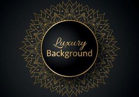 Luxury vector mandala background design with golden color pattern. Vector ornamental mandala design.