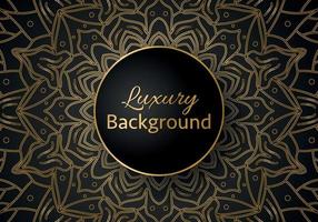 Luxury vector mandala background design with golden color pattern. Vector ornamental mandala design.