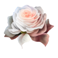 acuarela rosas . ai generado png