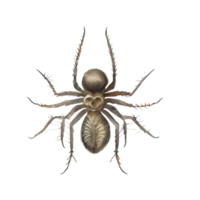 watercolor Spider . AI Generated png