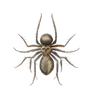 acuarela araña . ai generado png