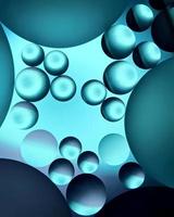 abstract photo of oil mixed with water