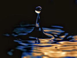 beautiful water drops photo