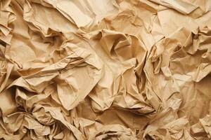 Crumpled Paper Texture Illustration Background with photo