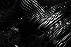 Black Metallic Abstract Surface Illustration Background with photo