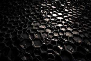 Black Metallic Abstract Surface Illustration Background with photo