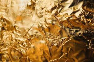 Gold Foil Texture Background Illustration with photo