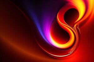 Abstract colorful 3d background. photo