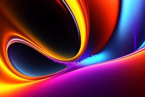 Abstract colorful 3d background. photo