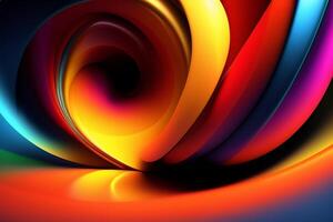 Abstract colorful 3d background. photo