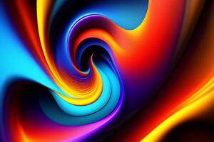 Abstract colorful 3d background. photo