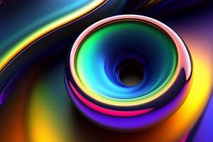 Abstract colorful 3d background. photo