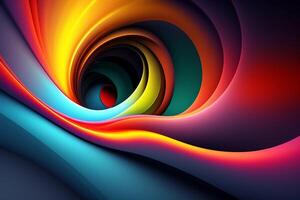 Abstract colorful 3d background. photo