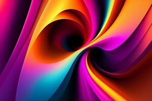 Abstract colorful 3d background. photo