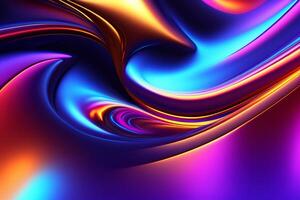 Abstract colorful 3d background. photo