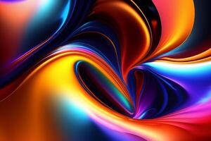 Abstract colorful 3d background. photo