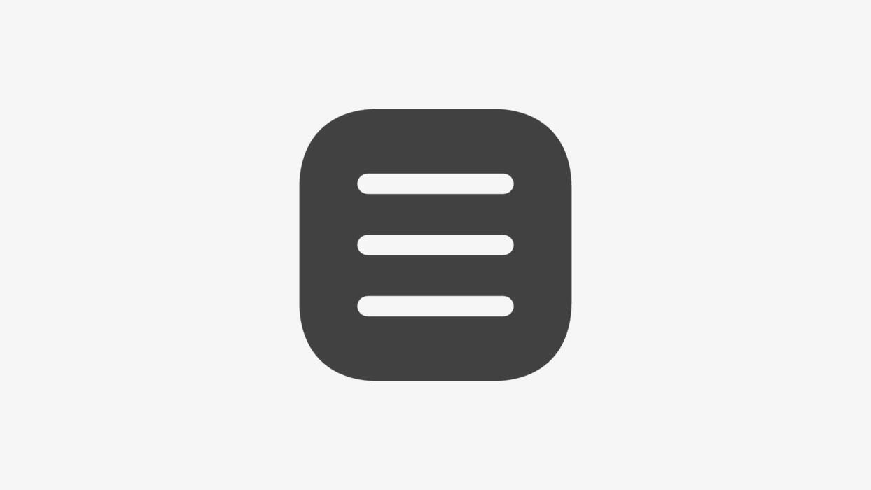 Menu Icon SVGs for Free Download