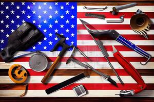 Labor Day is a federal holiday of United States America. photo