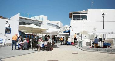 restaurants in the harbour of el cotillo, fuerteventura video