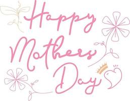 Mother's day vector illustration