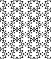 Black and white seamless abstract pattern. Background and backdrop. Grayscale ornamental design. vector