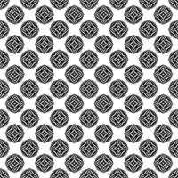 Black and white seamless pattern texture. Greyscale ornamental graphic design. vector