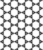 Black and white seamless abstract pattern. Background and backdrop. Grayscale ornamental design. vector