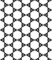 Black and white seamless abstract pattern. Background and backdrop. Grayscale ornamental design. vector