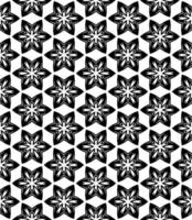 Black and white seamless abstract pattern. Background and backdrop. Grayscale ornamental design. vector